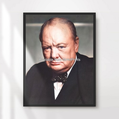 Winston churchill farbportrait - winston,