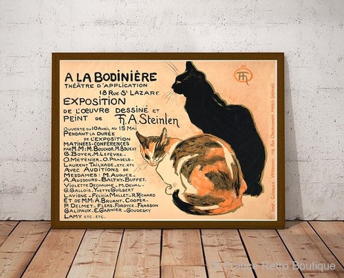 Steinlen cats bodiniere - cats, a