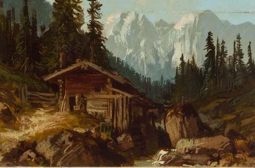 Alpine landschaft mit - alpine,