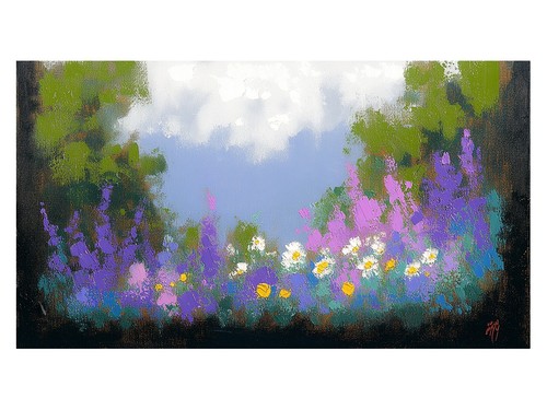 Floral impressionismus poster - impressionismus,