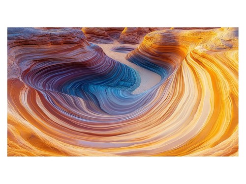 Bunter canyon abstract poster - bunter,