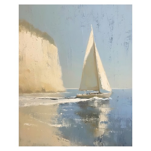 Segelboot küsten - segelboot,