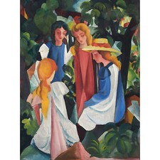 August Macke Vier Mädchen