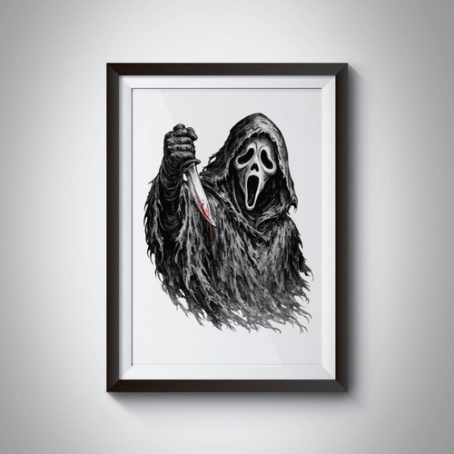 Ghostface scream horror - ghostface,