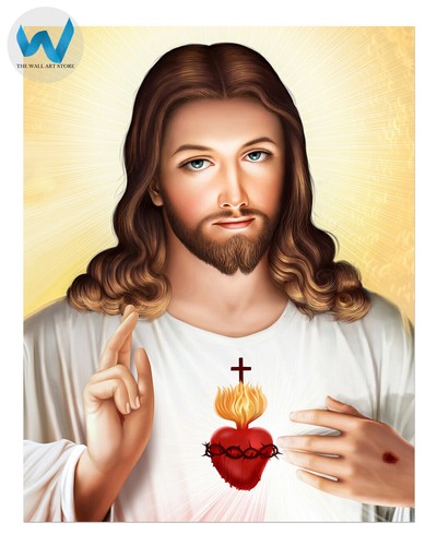 Poster heiliges herz christi - christi,
