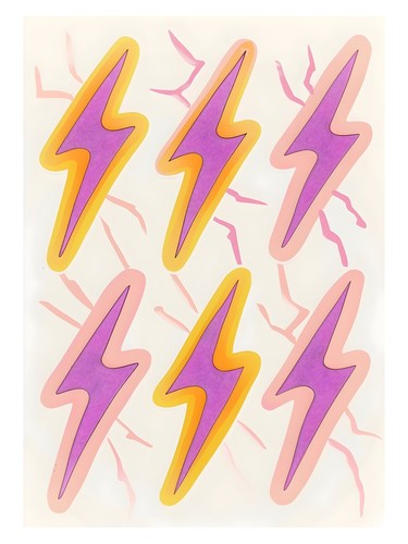 Kraftvolles blitz pop art - blitz,