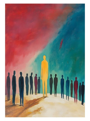 Abstrakte figuren surreal - abstrakte,