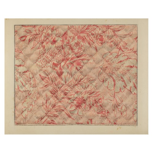 Blumenmuster rosa vintage - rosa,