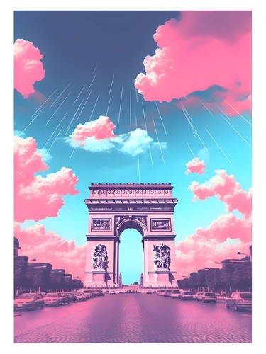 Surrealistisches poster arc - surrealistisches,
