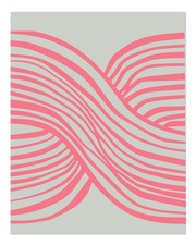 Abstrakte Rosa Wellen