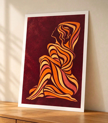 Abstraktes kunstposter auf - kunstposter,