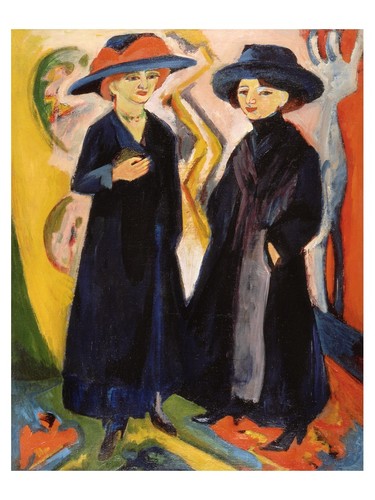 Farbiger expressionistischer