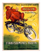 Vintage Motorcycle Wandkunst