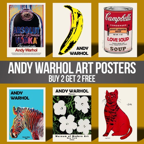 Andy warhol modern art poster - warhol,