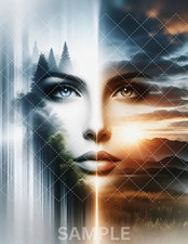 Surreale Fantasy Landschaft