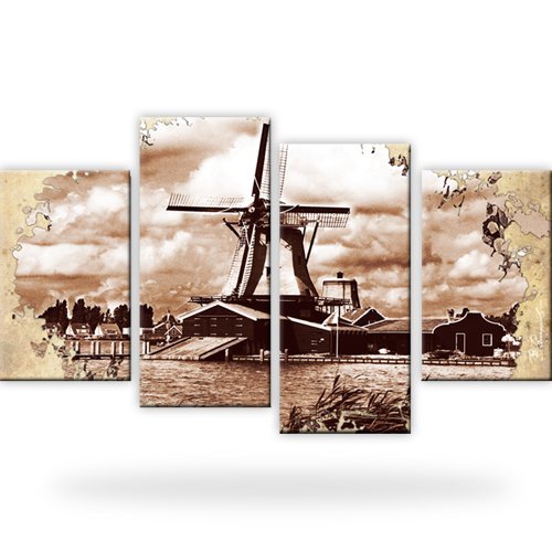 Windmühle natur landschaft - windmühle,