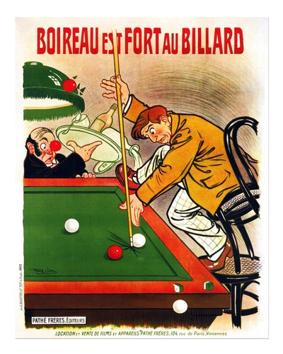 Vintage billard wandkunst - vintage,