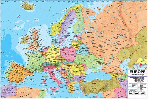 Europakarte landkarte politik - landkarte,