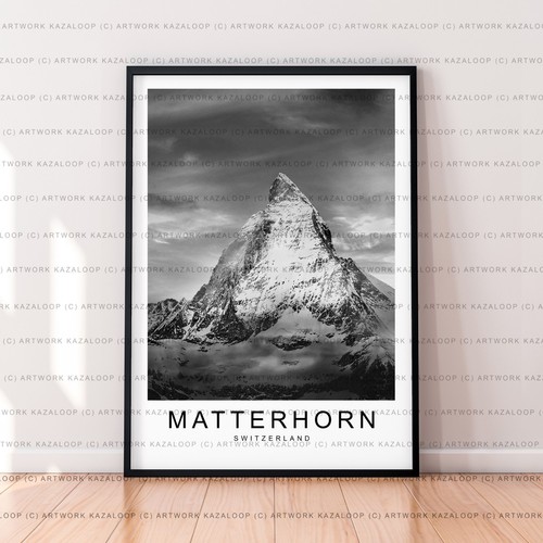 Matterhorn ungerahmtes poster - ungerahmtes,