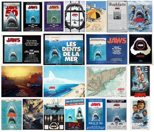 Jaws 1975 filmplakate - jaws,