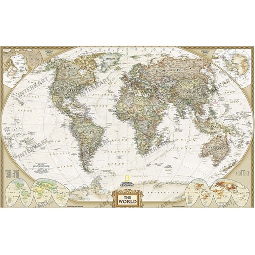 National geographic weltkarte - geographic,