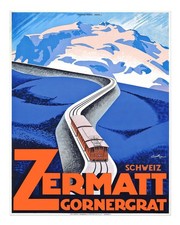 Vintage Zermatt Gornergrat