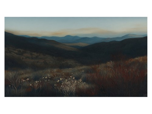 Berglandschaft realismus - berglandschaft,
