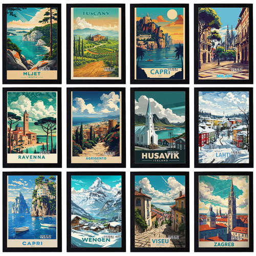 Vintage reise urlaub poster - reise,