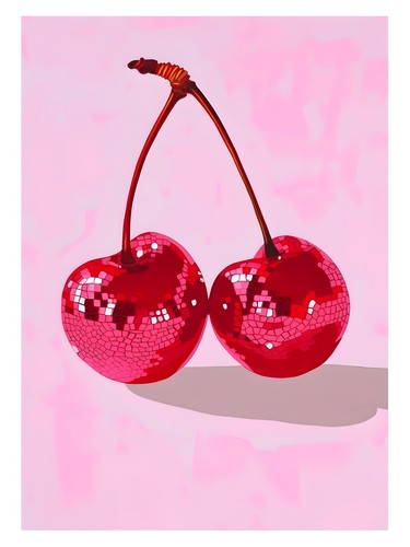 Kirsche pop art poster - poster, |