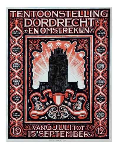 Vintage ausstellung poster - vintage,