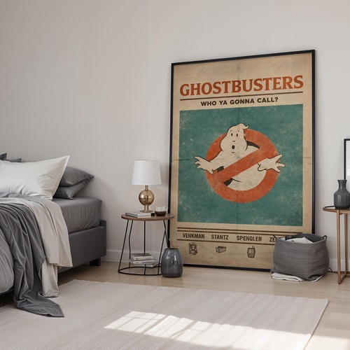 Ghostbusters retro style - retro,
