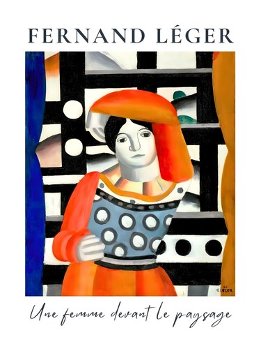 Frau kubistisches poster - kubistisches,