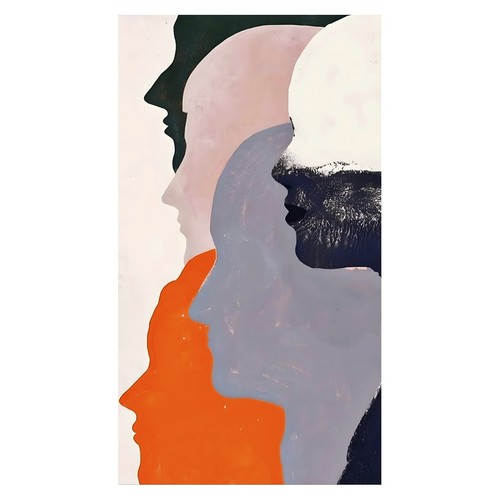 Silhouette pop art - art, poster
