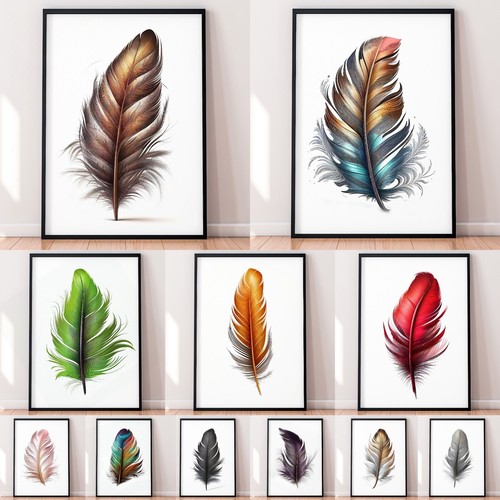 Vogel feder drucke poster haus - vogel,