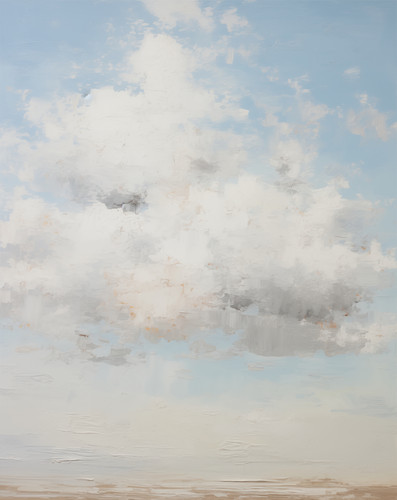 Minimale himmel wolke - himmel,