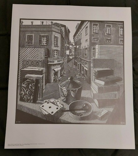 Escher stillleben und - stillleben,