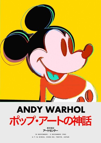 Andy warhol plakat - warhol, mickey