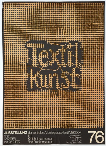 Original textil kunst ddr - textil,