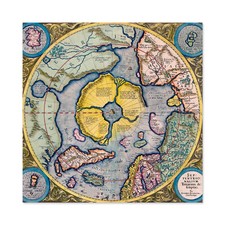 Karte Mercator 1623 Nordpol