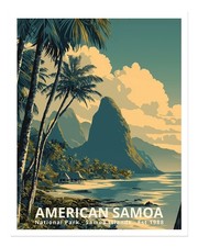Amerikanisch-Samoa-Wandkunst-D