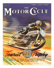 Vintage Motorrad Renn