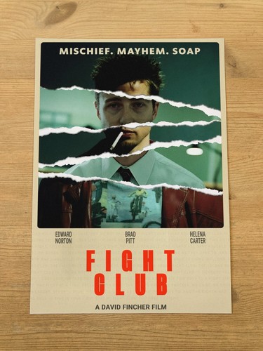 Fight club poster - fight,