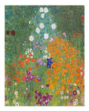 Klimt Blumengarten Wandkunst