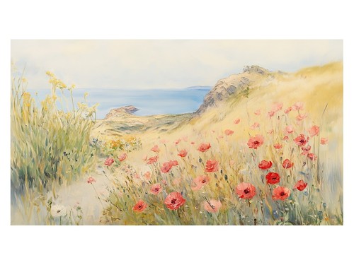 Küstenblumen impressionist - küstenblumen,