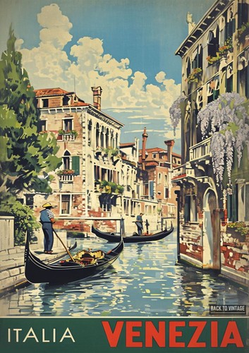 Venezia italien vintage retro - italien,