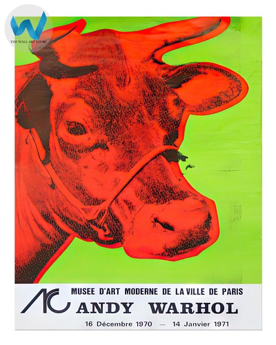 Bull artwork wandkunst andy - artwork,