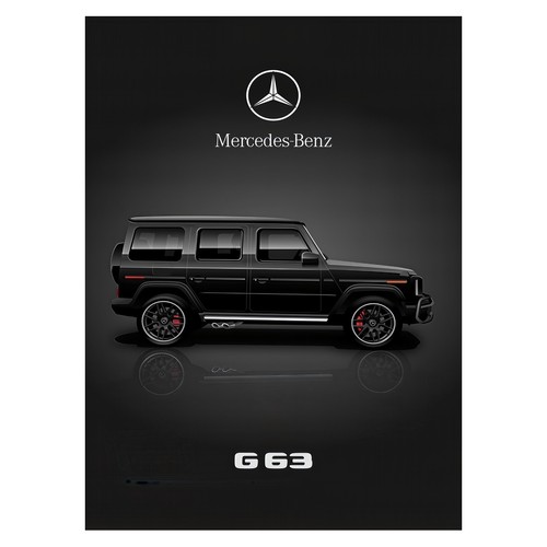Schwarzes mercedes benz g63 - schwarzes, mercedes-benz