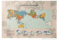 AuthaGraph Weltkarte Poster A1