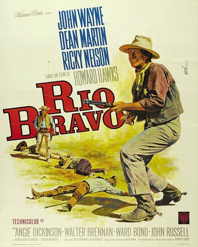 Rio bravo filmposter john - filmposter,
