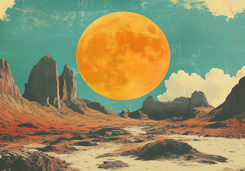 Surrealer riesenmond poster - riesenmond,